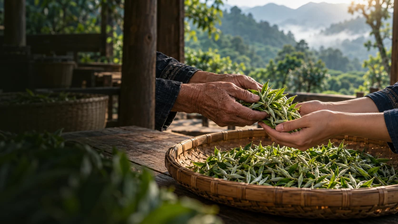 Bàn tay trao búp trà, tiếp nối nghề qua các thế hệ